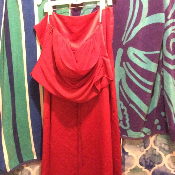 David's Bridal Dresses & Skirts - Two piece, red dress